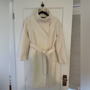 Ann Taylor Cream Pea Coat